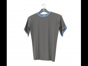 clothed on hanger 4 3D Model