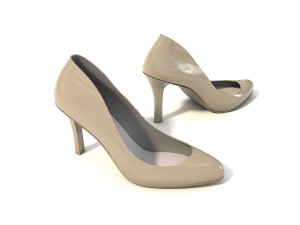 women high heel shoes 3D मॉडल