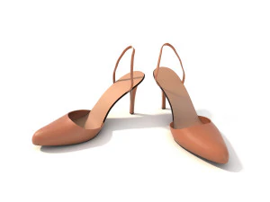 women high heel shoes 3D Model