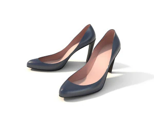 women high heel shoes 3D Model