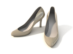 women high heel shoes 3D मॉडल