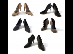 women high heel shoes 2 3D Model
