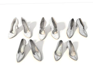 women high heel shoes 2 3D Model