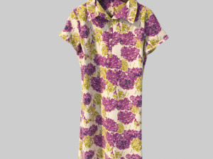 dress on hanger 3D Model