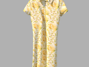 dress on hanger 3D Model