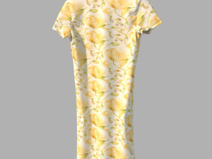 dress on hanger 3D Model
