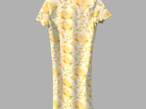 dress on hanger 3D Model