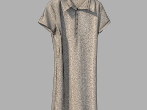 dress on hanger 3D Model