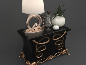 mobile e decorazioni 2 Modello 3D