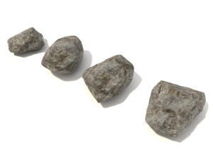 stone and boulder Modelo 3D