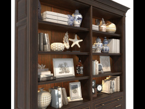 display cabinet classic style 2 3D Model