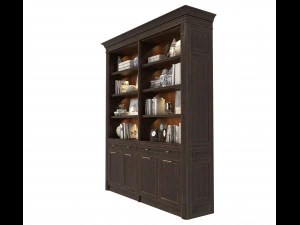 display cabinet classic style 2 3D Model