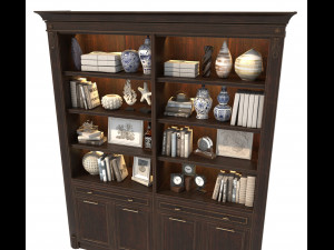 display cabinet classic style 2 3D Model