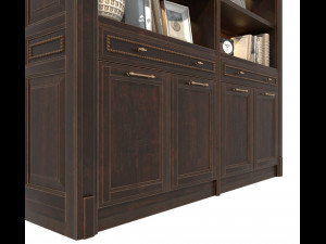 display cabinet classic style 2 3D Model