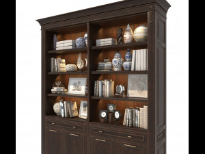 display cabinet classic style 2 3D Model