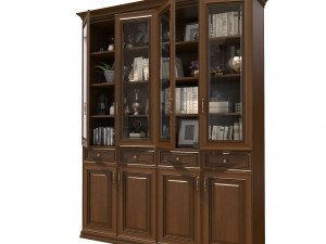 display cabinet classic style 3Dモデル