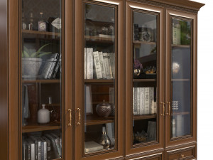 display cabinet classic style Modèle 3D
