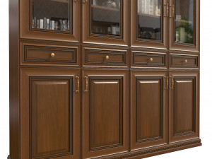 display cabinet classic style Modèle 3D