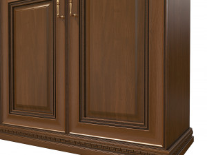 display cabinet classic style Modèle 3D