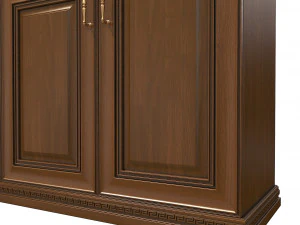 display cabinet classic style 3D Model