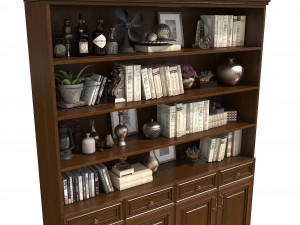 display cabinet classic style Modèle 3D