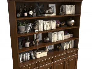 display cabinet classic style 3D Model