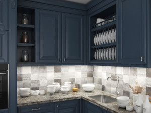 classic kitchen cabinet 3D मॉडल