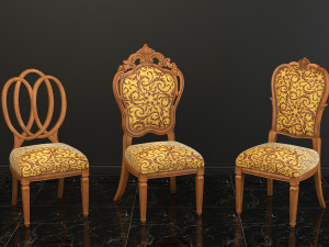 classic chair 2 3D Model