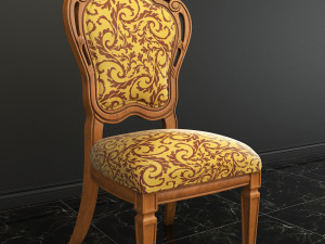 classic chair 2 3D Model