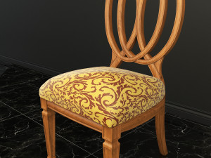 classic chair 2 3D Model