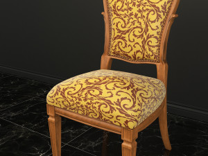 classic chair 2 3D Model