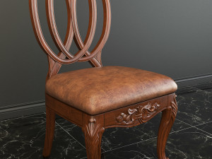 classic chair 3 3D Model