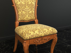 classic chair 3 3D Model