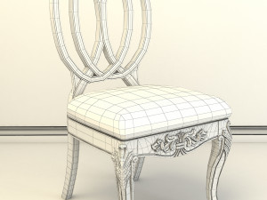 classic chair 3 3D Model