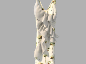 dress on hanger 5 3D Модель