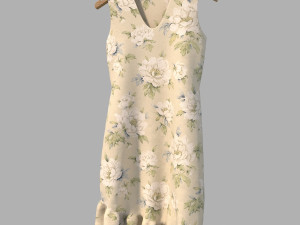 dress on hanger 5 3D Модель