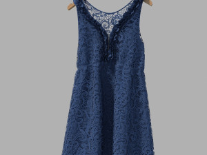 dress on hanger 5 3D Модель