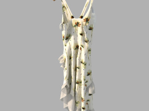 dress on hanger 5 3D Модель