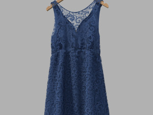 dress on hanger 5 3D Модель