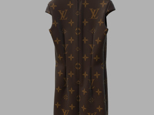 dress on hanger 5 3D Модель