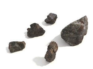stone and boulder 2 3D 模型