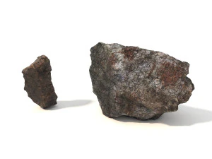 stone and boulder 2 3D Model