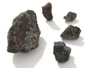 stone and boulder 2 3D Model
