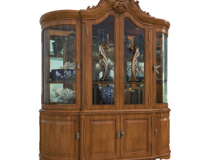 display cabinet classic style 4 3D Модель