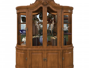 display cabinet classic style 4 3D Model