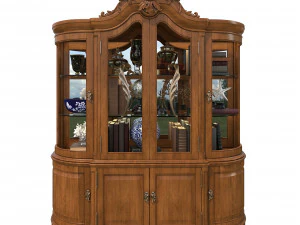 display cabinet classic style 4 3D Model