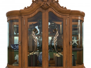 display cabinet classic style 4 3D Model