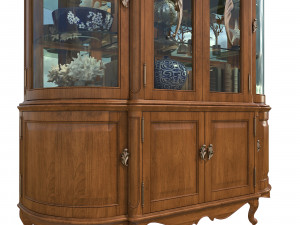 display cabinet classic style 4 3D Model