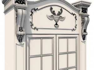 display cabinet european style 3D Model