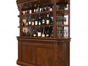 display cabinet classic style 3 3D Модель